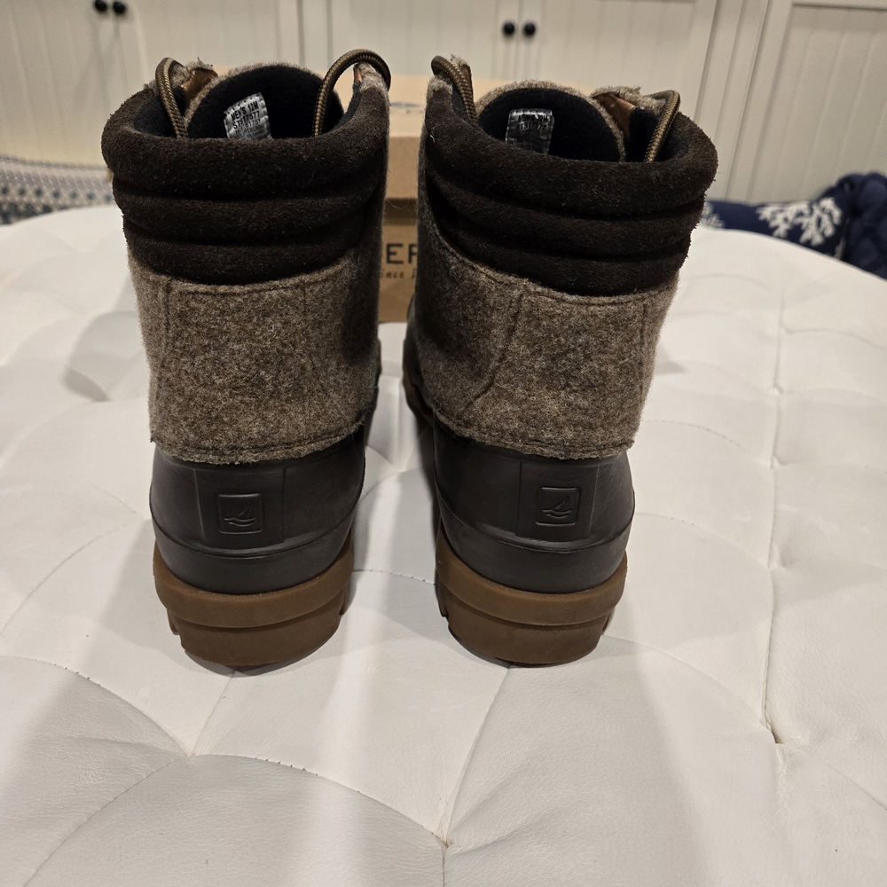 Sperry Brown and Black Duck Boots - Picture 8 of 10